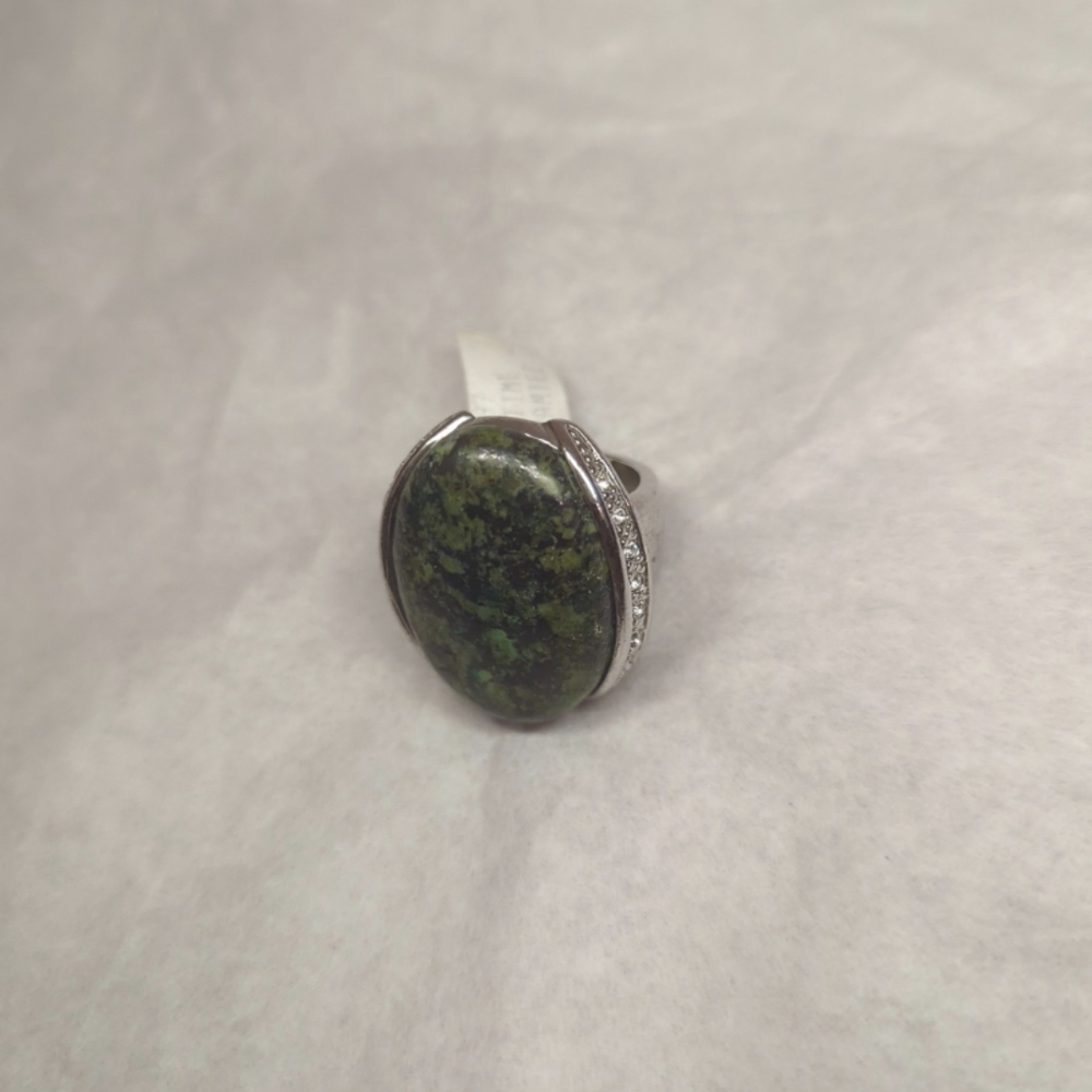 Vintage Marbled Turquoise Ring